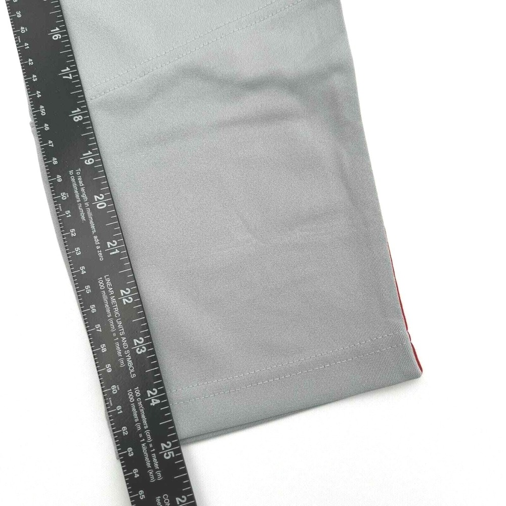 NIKE NWT Boys Medium Vapor Select Baseball Pants BQ6443-056 Gray Red Stripe NEW - Picture 8 of 8